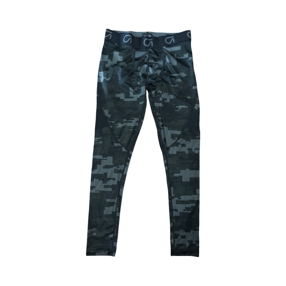 Gap Fit Black and Gray Camouflage Leggings - size S